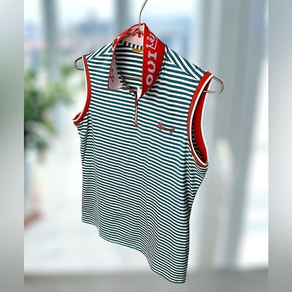 Louis Castel Golf 3/4 Zip Top Tank Vest Size 100 NWOT - Picture 12 of 15